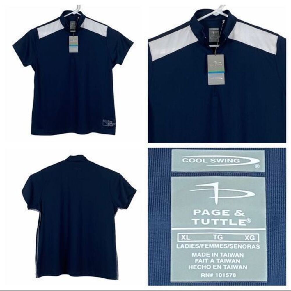 Women’s NWT Page & Tuttle‎ Moisture Wicking Cool Swing Top XL 0224
